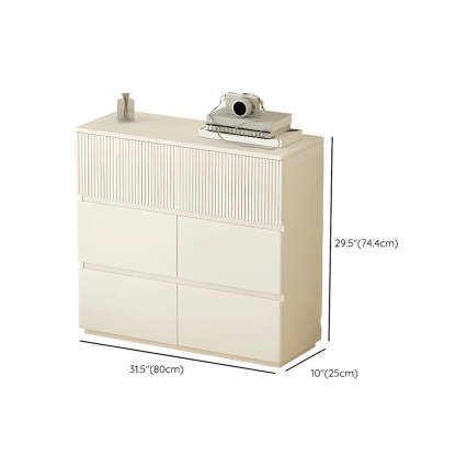 White Wood Horizontal Dresser