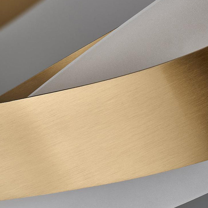 Minimalist Wave Acrylic Island Chandelier