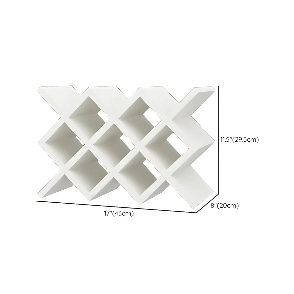 Wood Stackable Tabletop Wine Rack