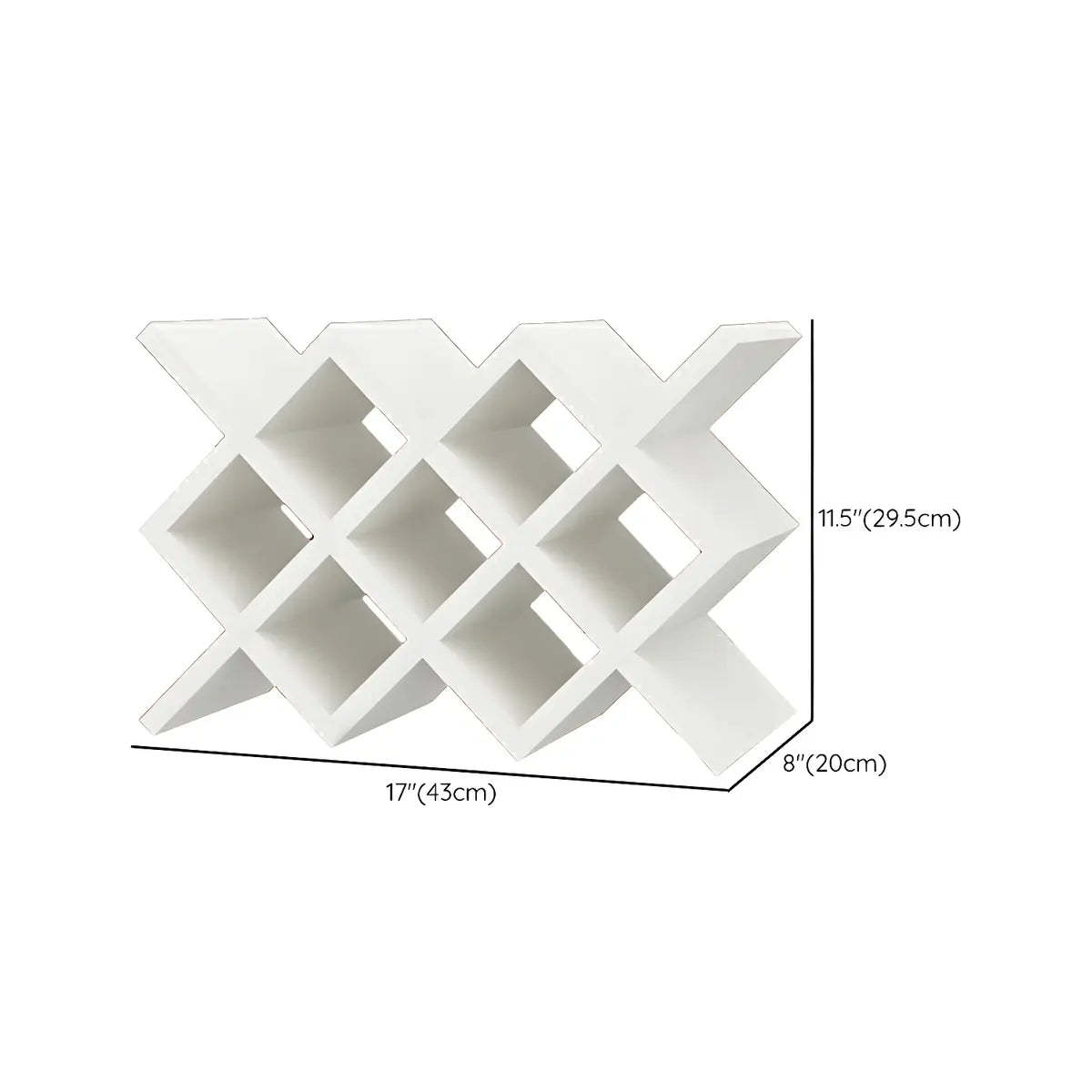 Wood Stackable Tabletop Wine Rack