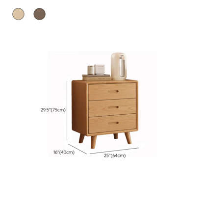 Natural Wood Vertical Drawer Bachelor Chest