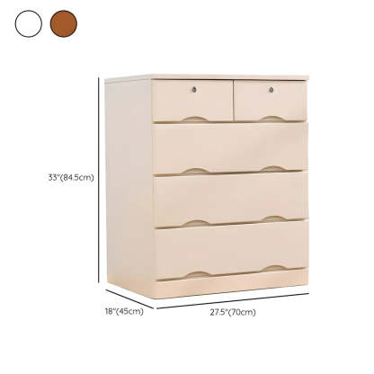 White Wood Dresser