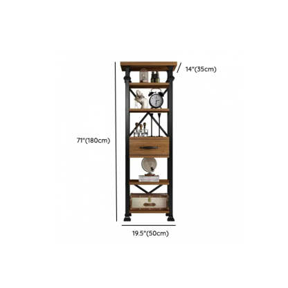 Antique Open-Frame Etagere Bookshelf