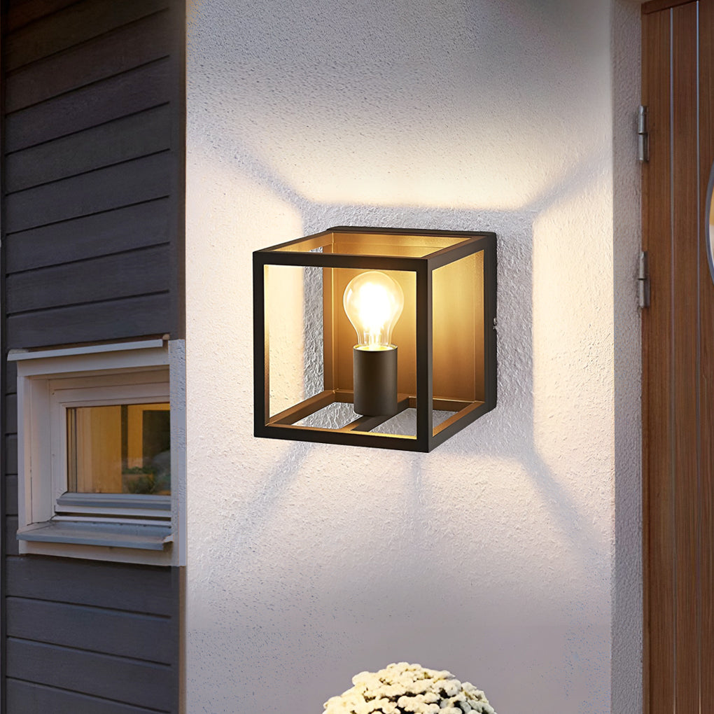 Square Frame Decorative Modern Wall Sconce Lighting Wall Light Fixture-Lighom