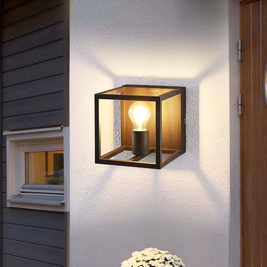 Square Frame Decorative Modern Wall Sconce Lighting Wall Light Fixture-Lighom