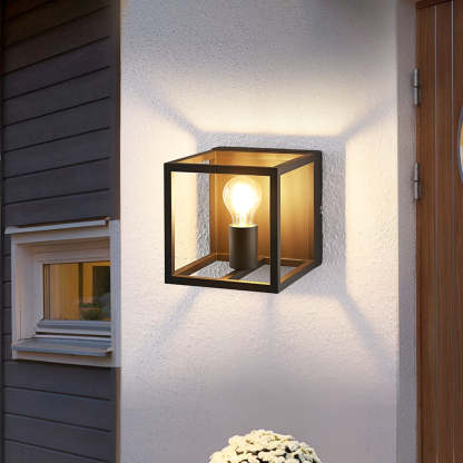 Square Frame Decorative Modern Wall Sconce Lighting Wall Light Fixture-Lighom