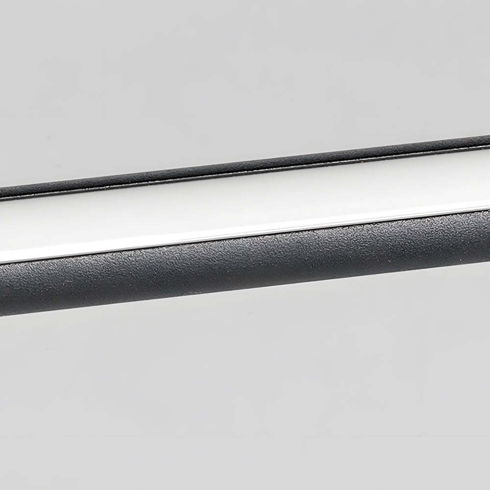 Black Long Vertical Linear LED Pendant