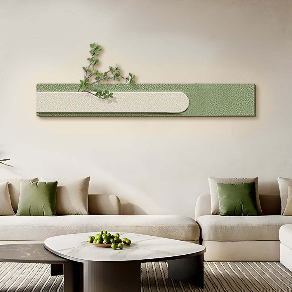 Rectangular Three-Dimensional Sandstone USB Remote LED Wall Lamp Painting-Lighom