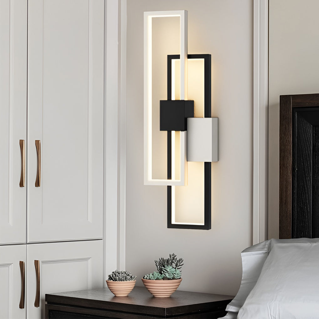 Rectangular Three-Color Nordic LED Wall Light