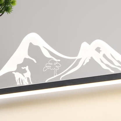 Mountain Scenery LED Modern Outdoor Wall Light
