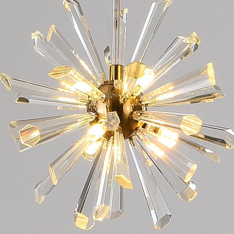 Glass Dandelions Fireworks Flower Three Step Dimming Nordic Pendant Lights-Lighom