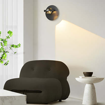 Round Square Creative Free Adjustable Direction Modern Wall Lights Fixture-Lighom