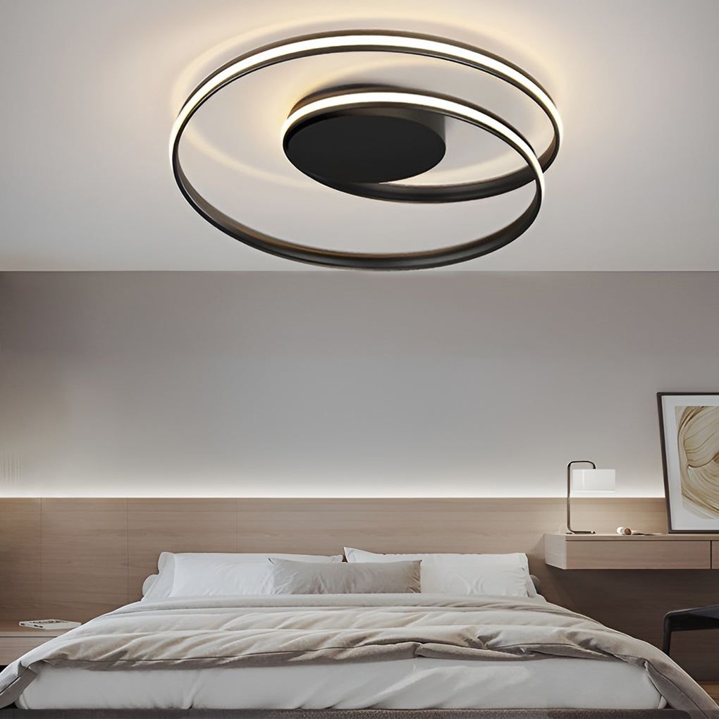 Circular Stepless Dimming Modern Flush Mount