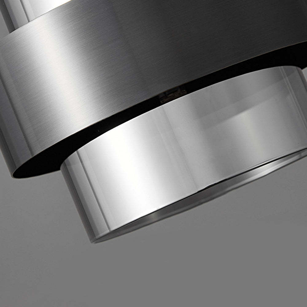 Glass Ring Three-Step Dimming Modern Pendant Light