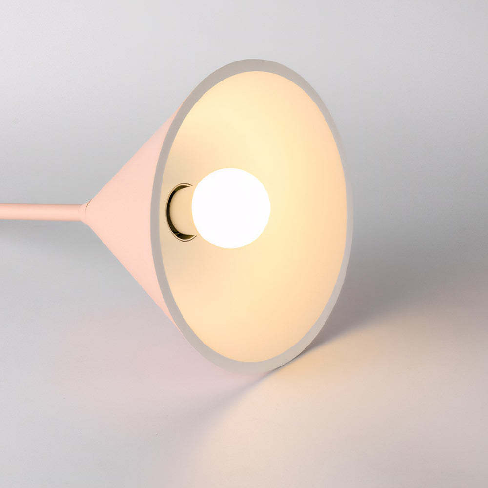 Resin Pink Figura Arc Pendant Lamp
