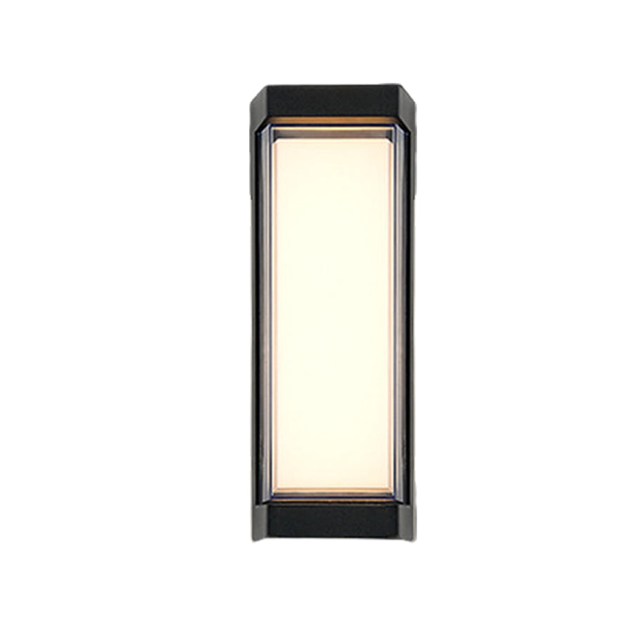 Sleek Dual-Directional Outdoor Wall Light with Modern Arc & Rectangular Designs-Lighom