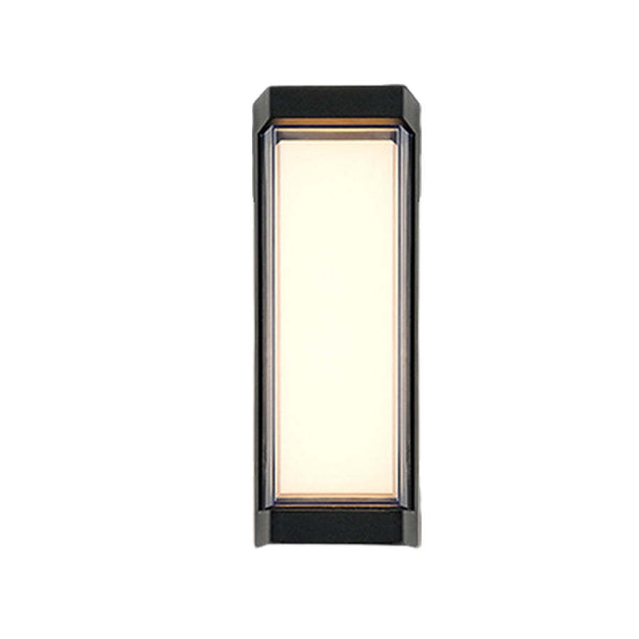 Sleek Dual-Directional Outdoor Wall Light with Modern Arc & Rectangular Designs-Lighom
