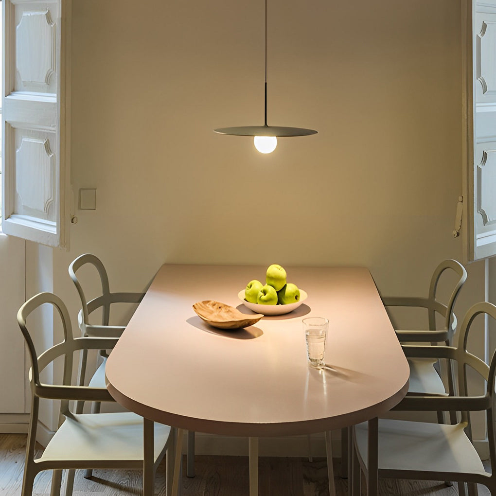 Modern round black pendant lighting, Lighom — Ufo