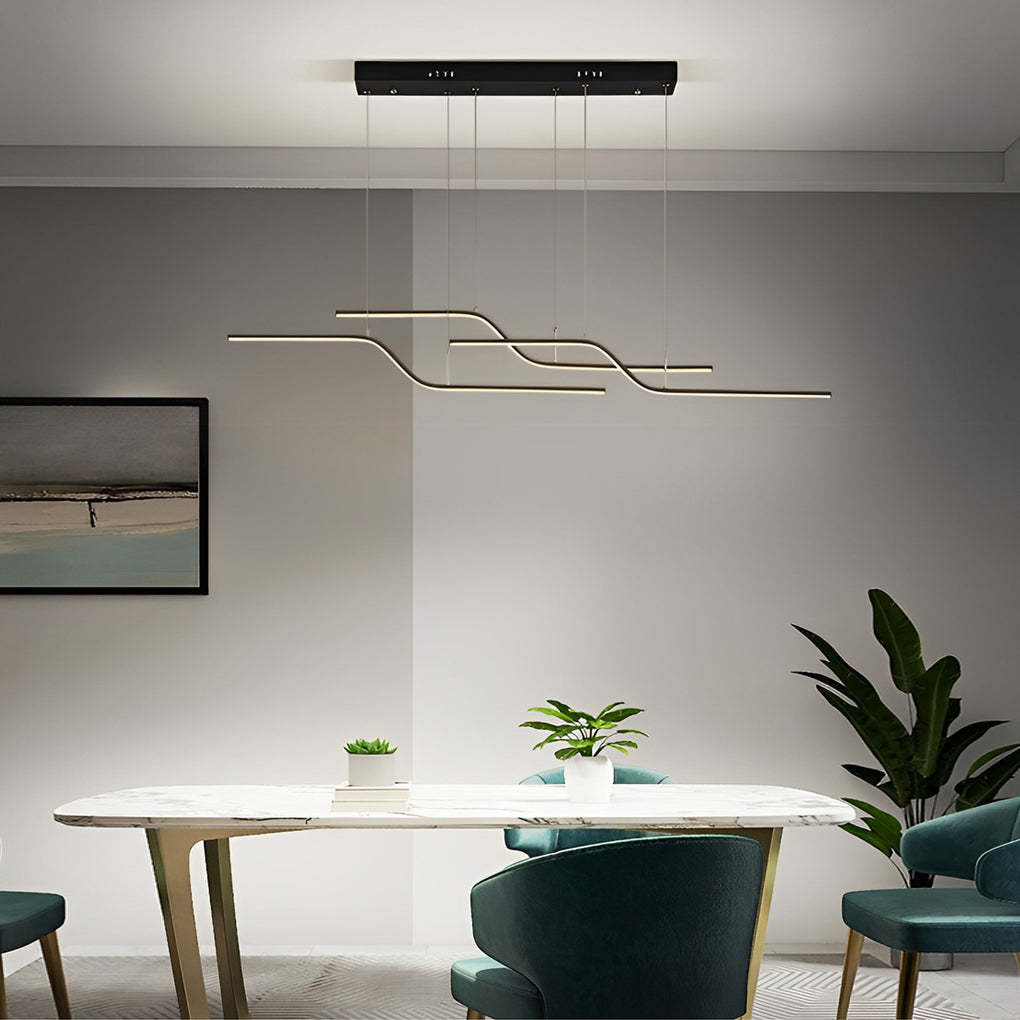 Z-Shape Smart Dimmable Remote Nordic Chandelier
