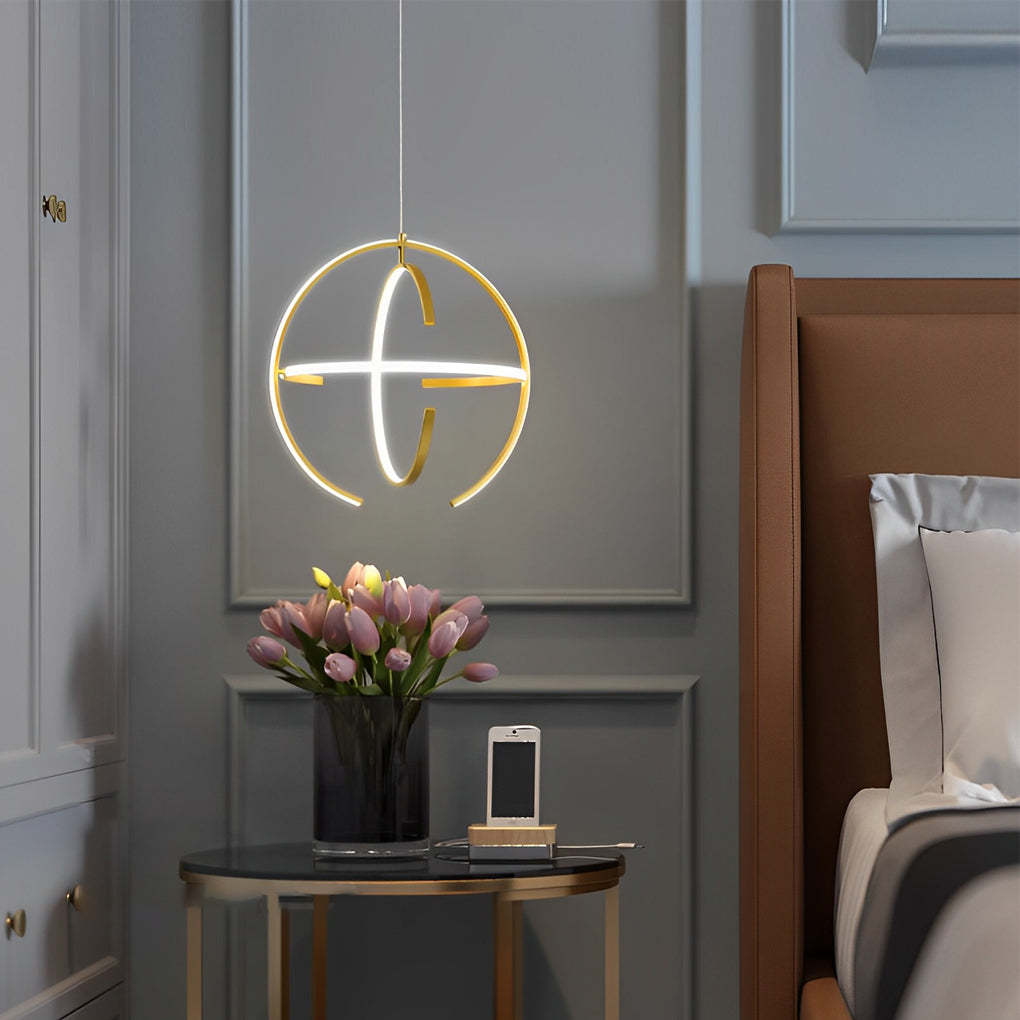 Adjustable Ring LED Nordic Kitchen Pendant