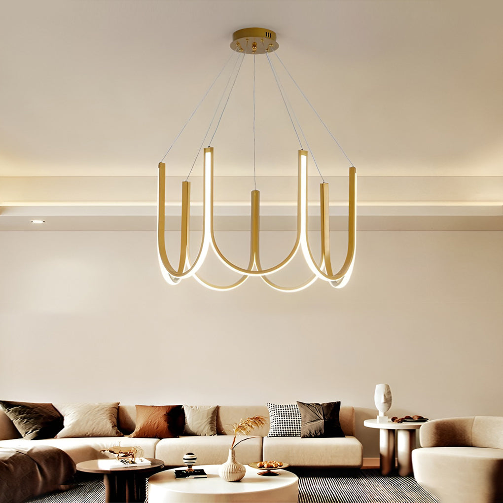 Minimalist Dimmable LED Nordic Pendant Chandelier