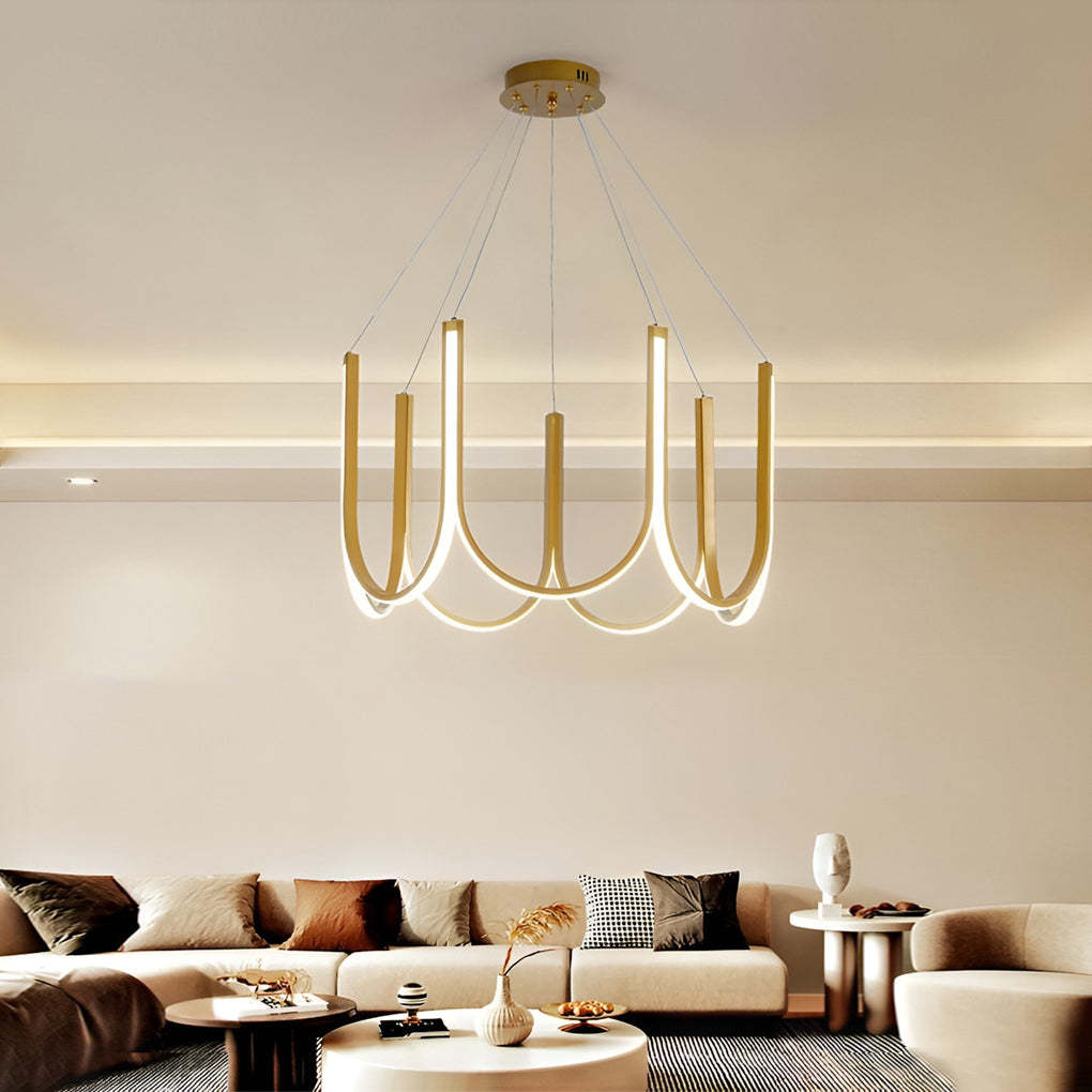 Minimalist Dimmable LED Nordic Pendant Chandelier