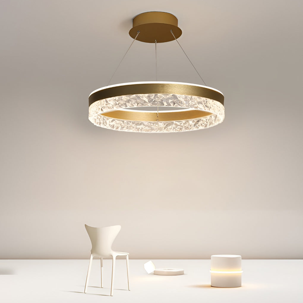 Circular Ring Dimmable LED Modern Island Chandelier