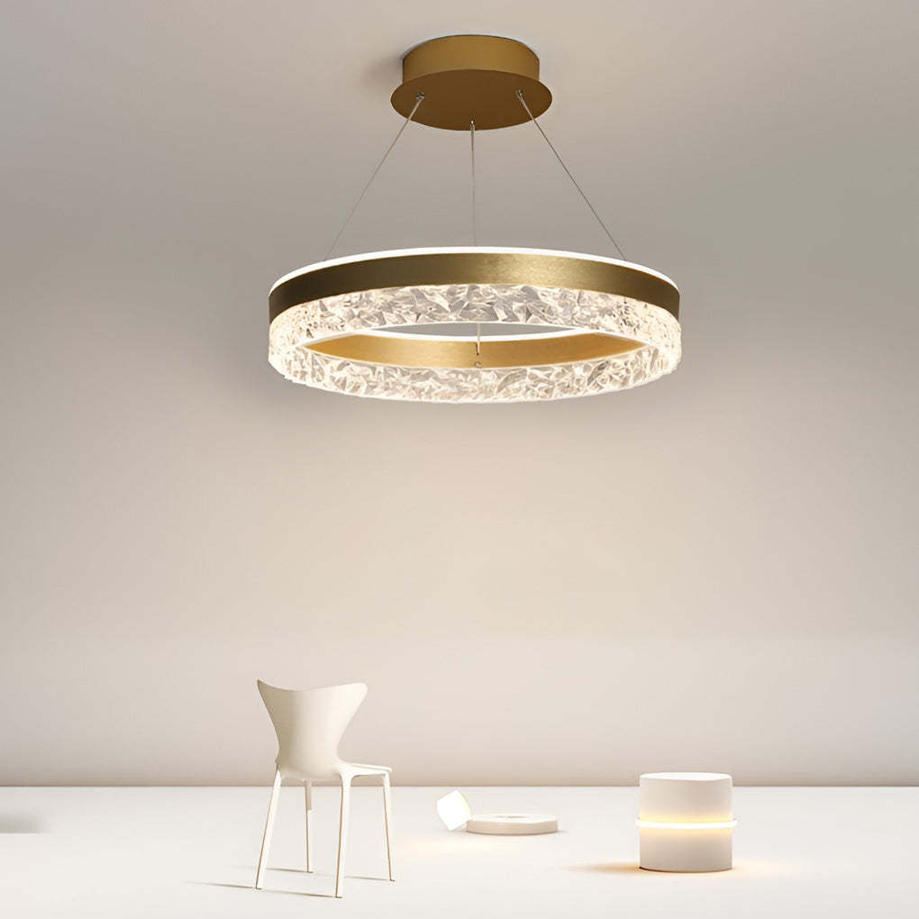 Circular Ring Dimmable LED Modern Island Chandelier