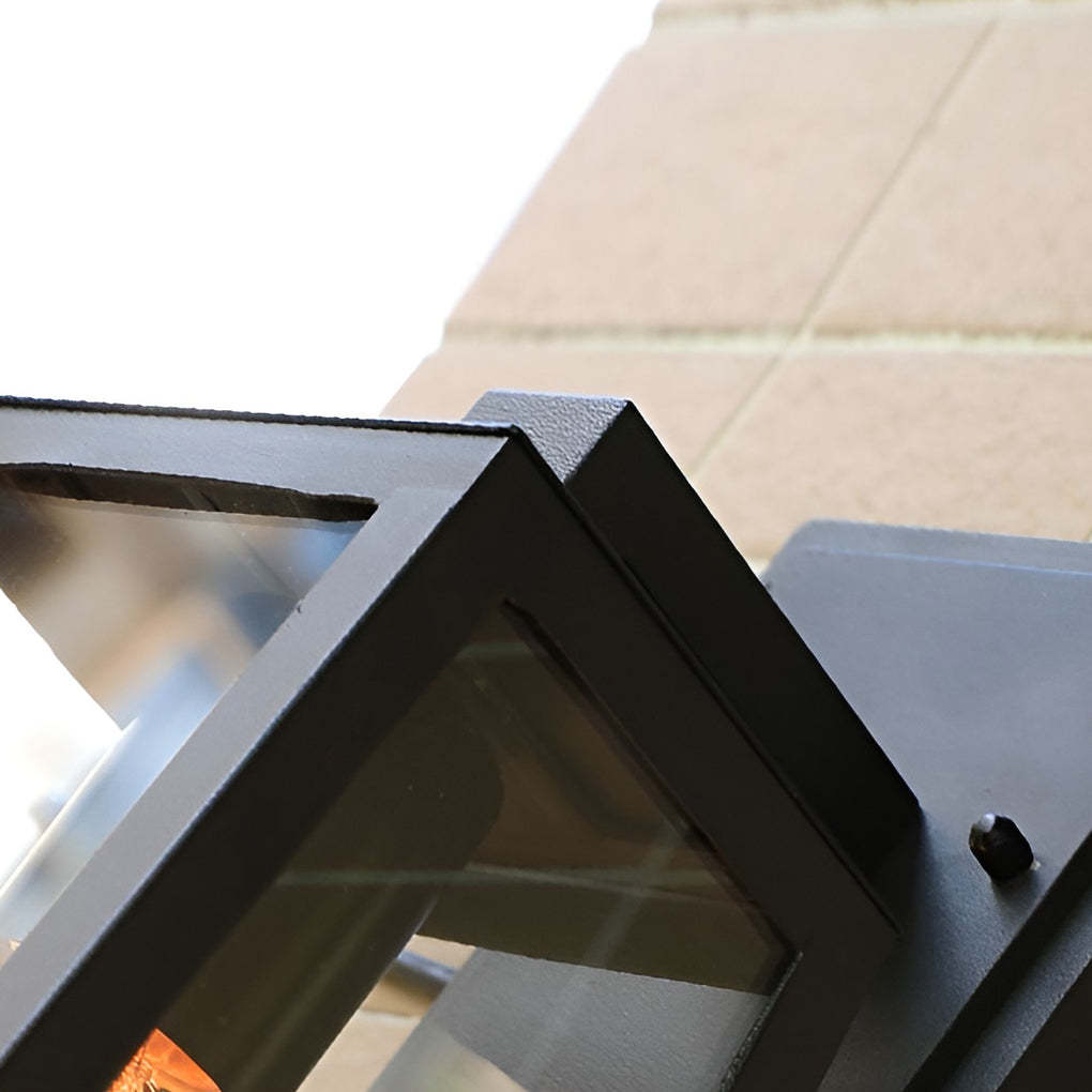 Trapezoidal Waterproof LED Vintage Outdoor Wall Light Wall Sconce Lighting-Lighom