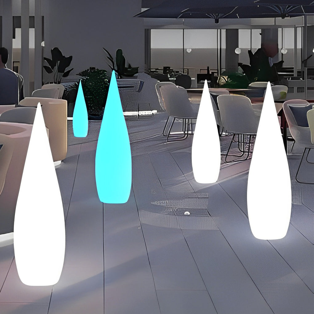 Three-Way Powered Water Drop LED Floor Lamp-Lighom