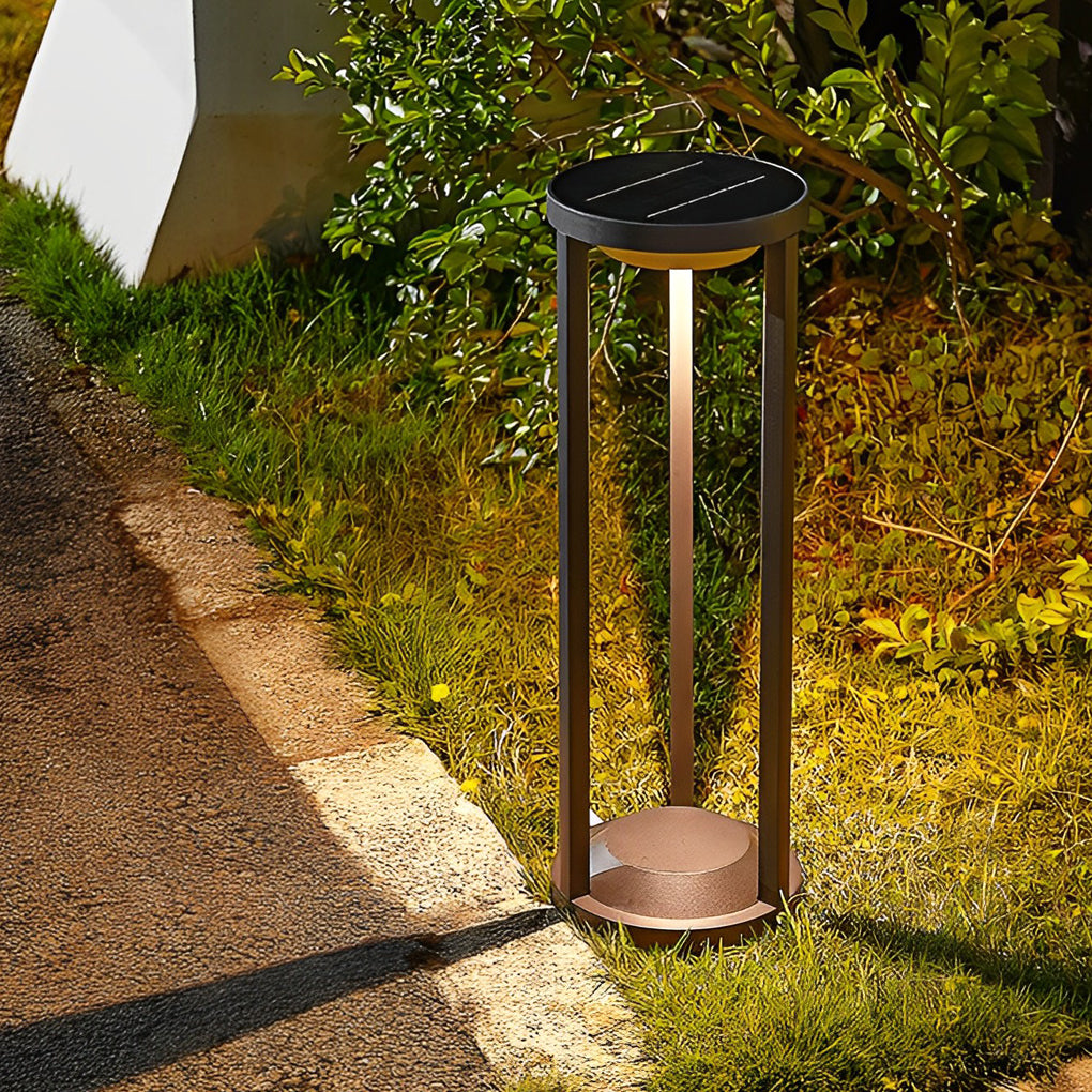 Lighom lawn synthetic landscape lighting for outdoor space — 24" / Funnel / Set of 2