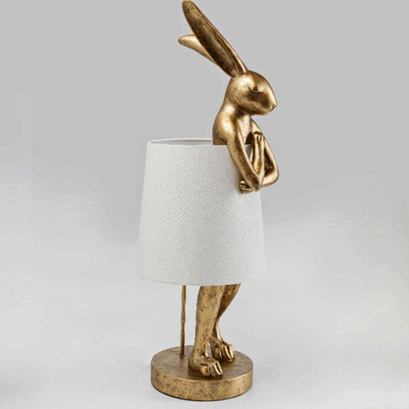 Nordic Apron Rabbit Resin Table Lamp
