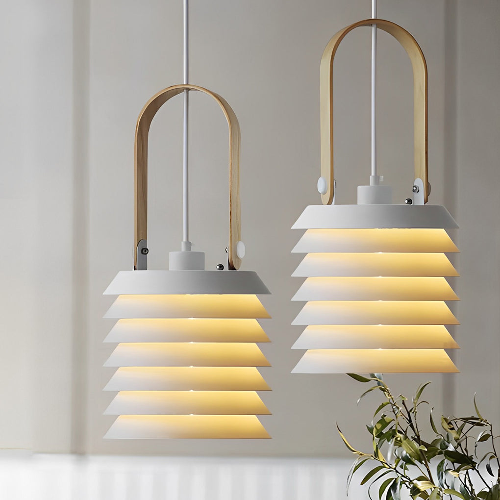 Multi-Layer Metal Minimalist Nordic Pendant