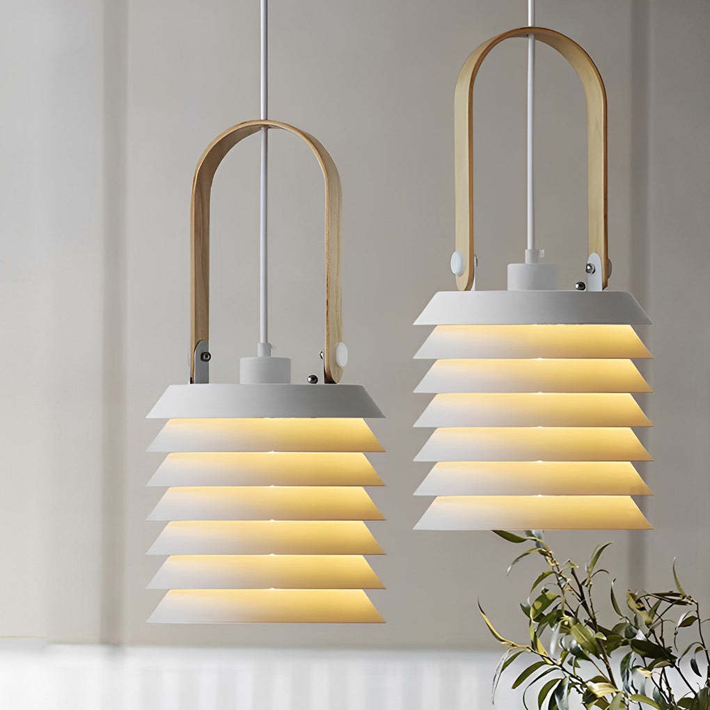 Multi-Layer Metal Minimalist Nordic Pendant