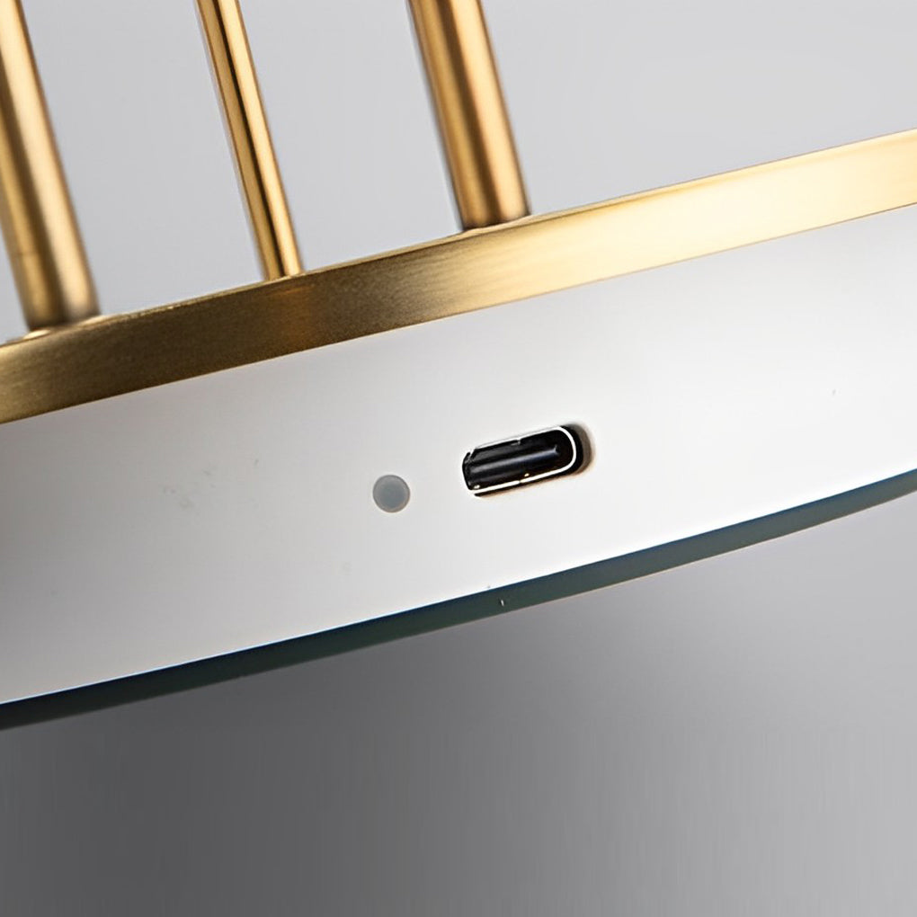 Nickel Jingle Table Lamp Touch Dimming Ambience-Lighom