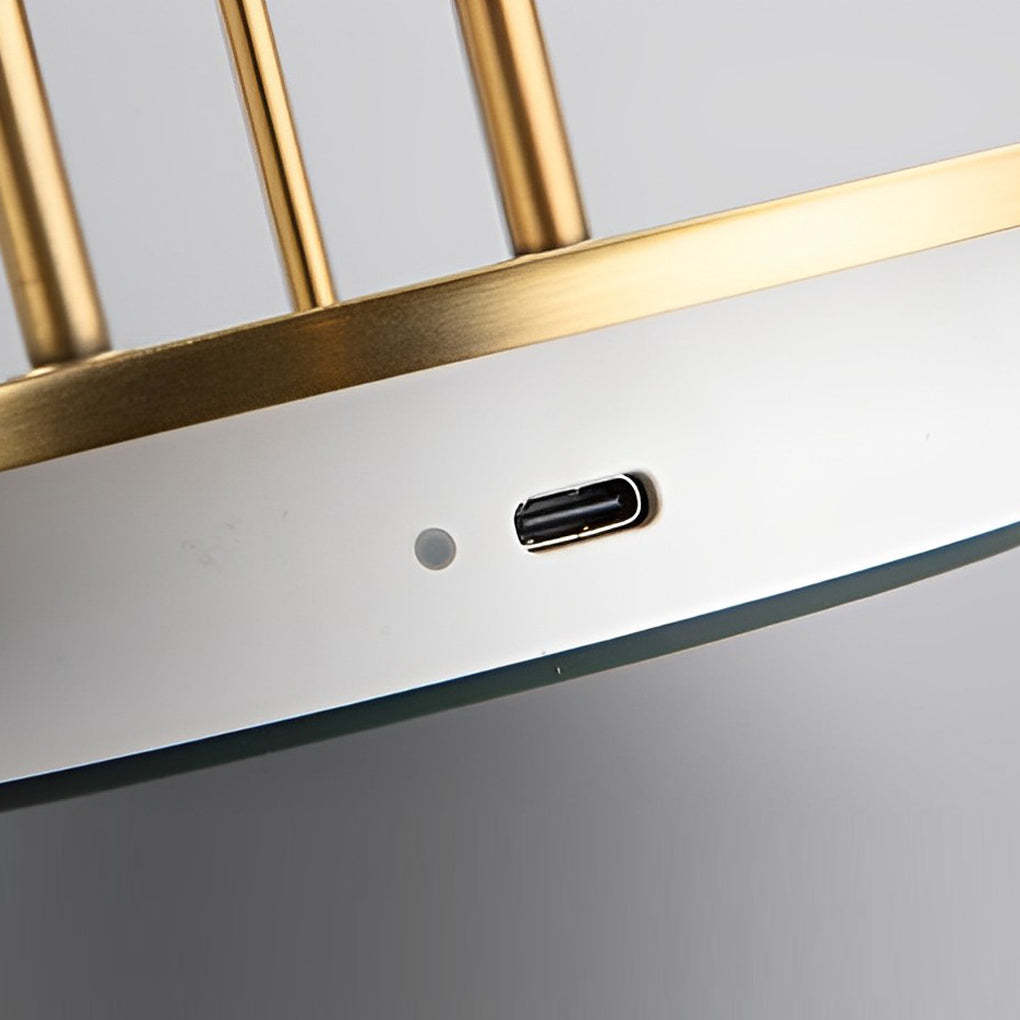 Nickel Jingle Table Lamp Touch Dimming Ambience-Lighom