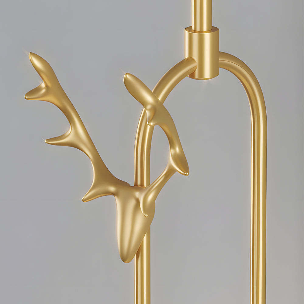 Antlers Decor Rings Dimmable LED Modern Pendant Light