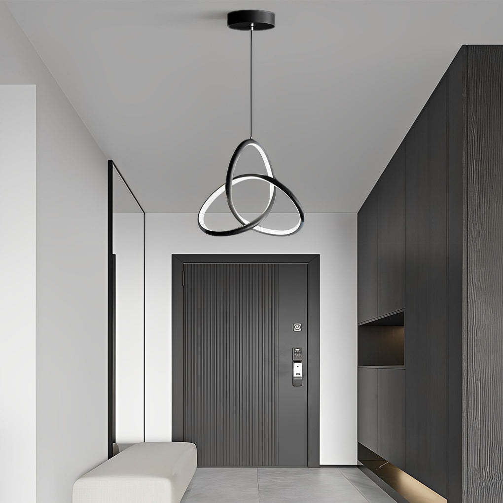 Circular Ring Dimmable LED Modern Chandelier