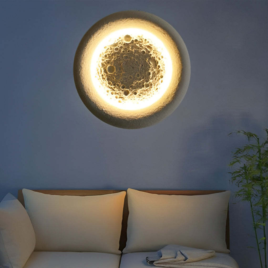 Moon Craters Design LED Waterproof Modern Outdoor Wall Lamp Exterior Lights-Lighom