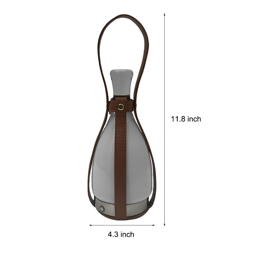 Modern Mid-century Cordless Lantern Table Lamp-Lighom