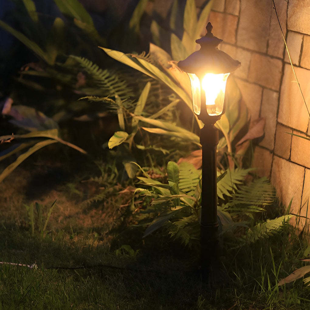 Vintage Classic Waterproof LED Black European-style Outdoor Lawn Lights-Lighom