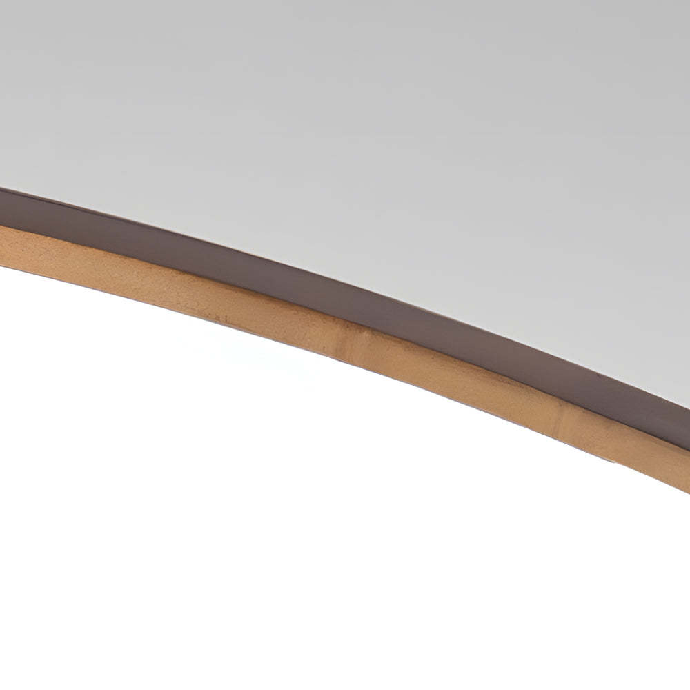Round Wood Three-Step Dimming Retro Ceiling Light