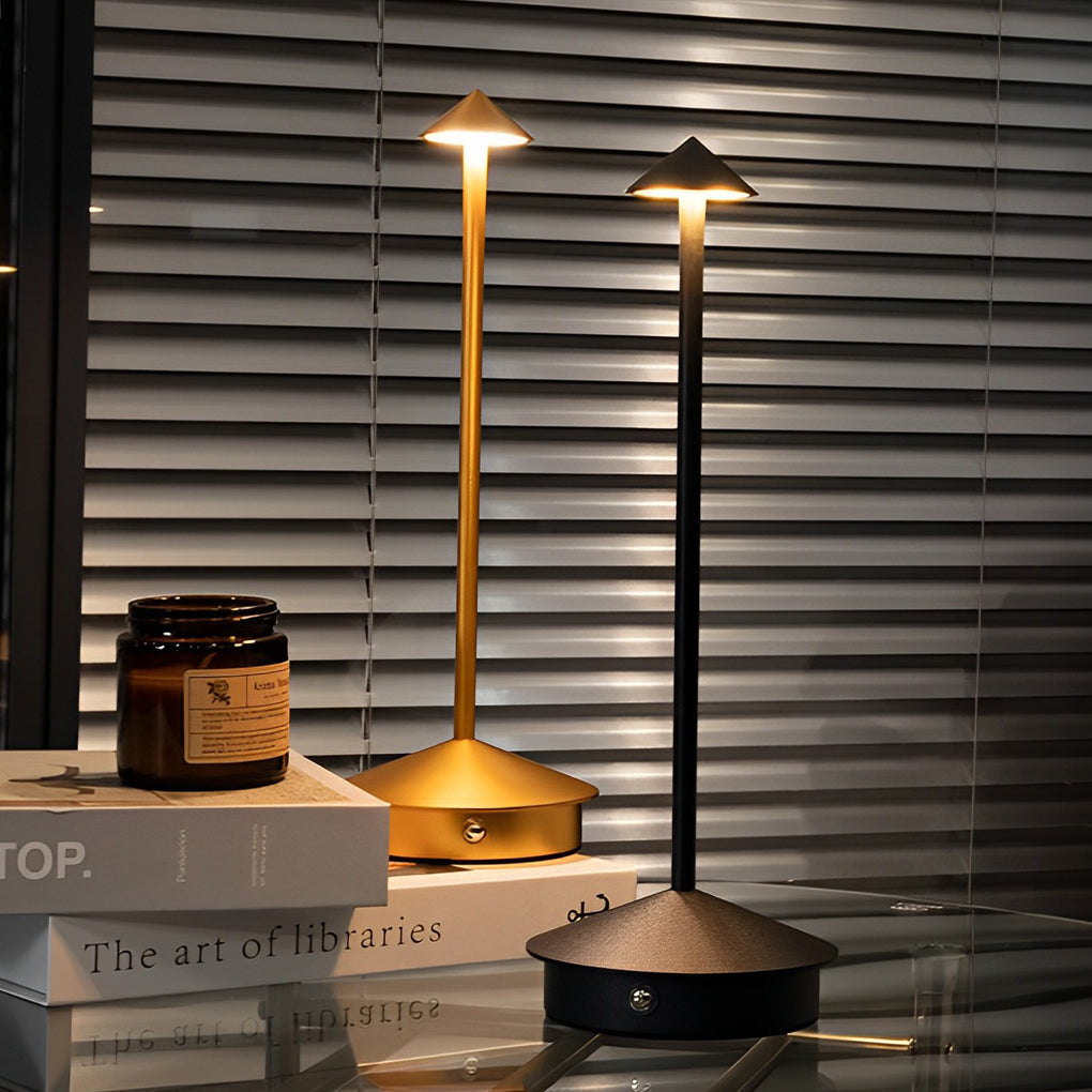 11.41" Cordless Cute Mushroom Pina Lamp