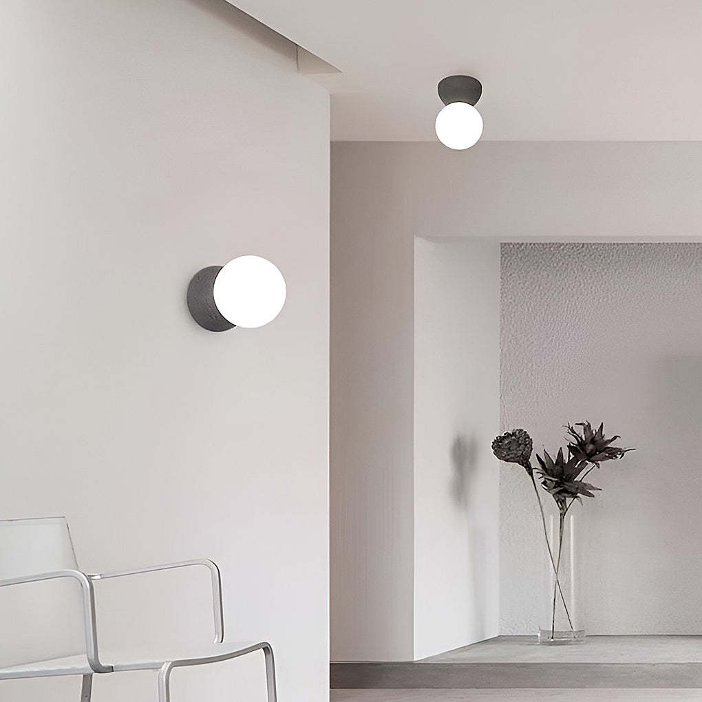 Creative Round LED Nordic Wall Lamp Sconces Pendant Light Hanging Lamp-Lighom