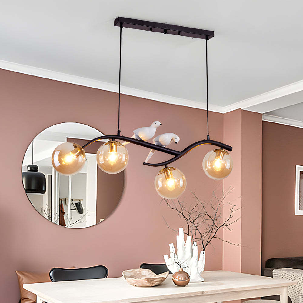 Long Branch Bird Ball Nordic Dining Chandelier