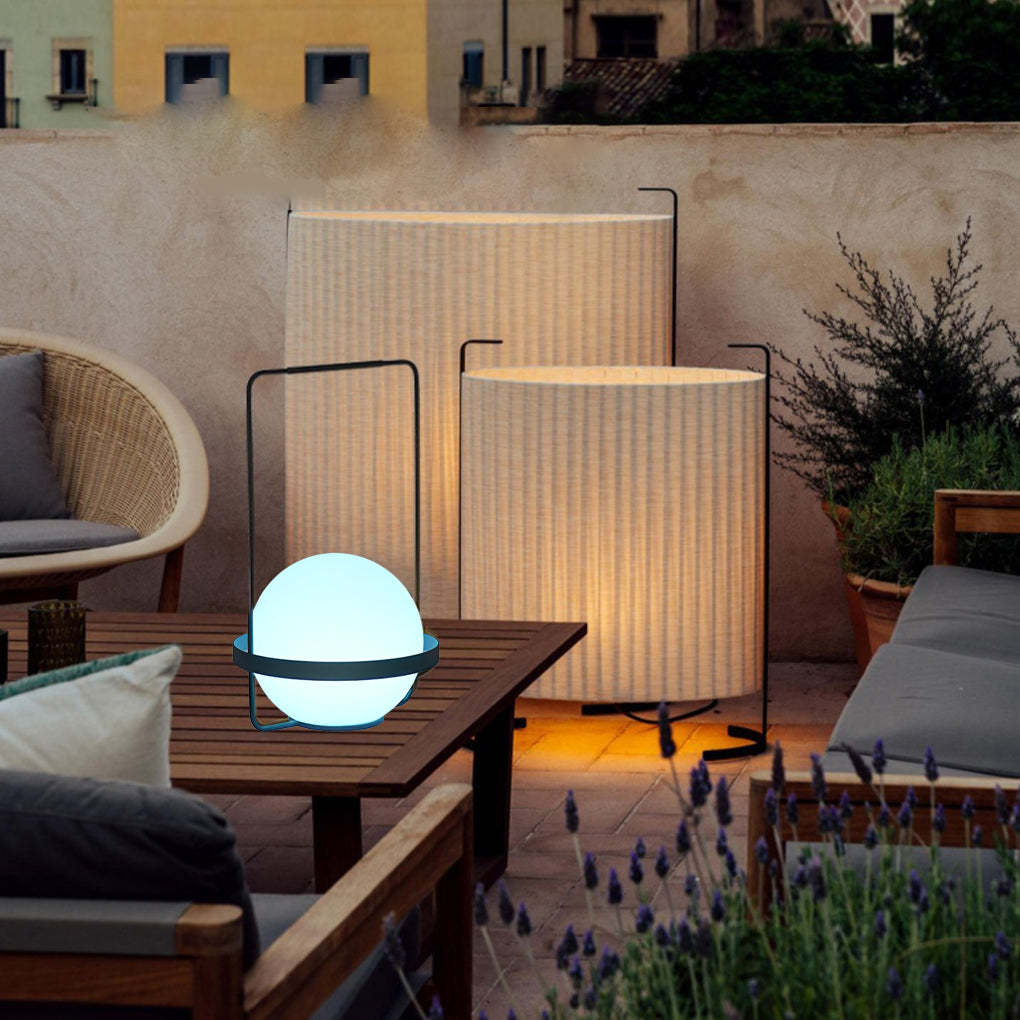 Portable Ball Waterproof USB Rechargeable Colorful Light Table Lamps-Lighom