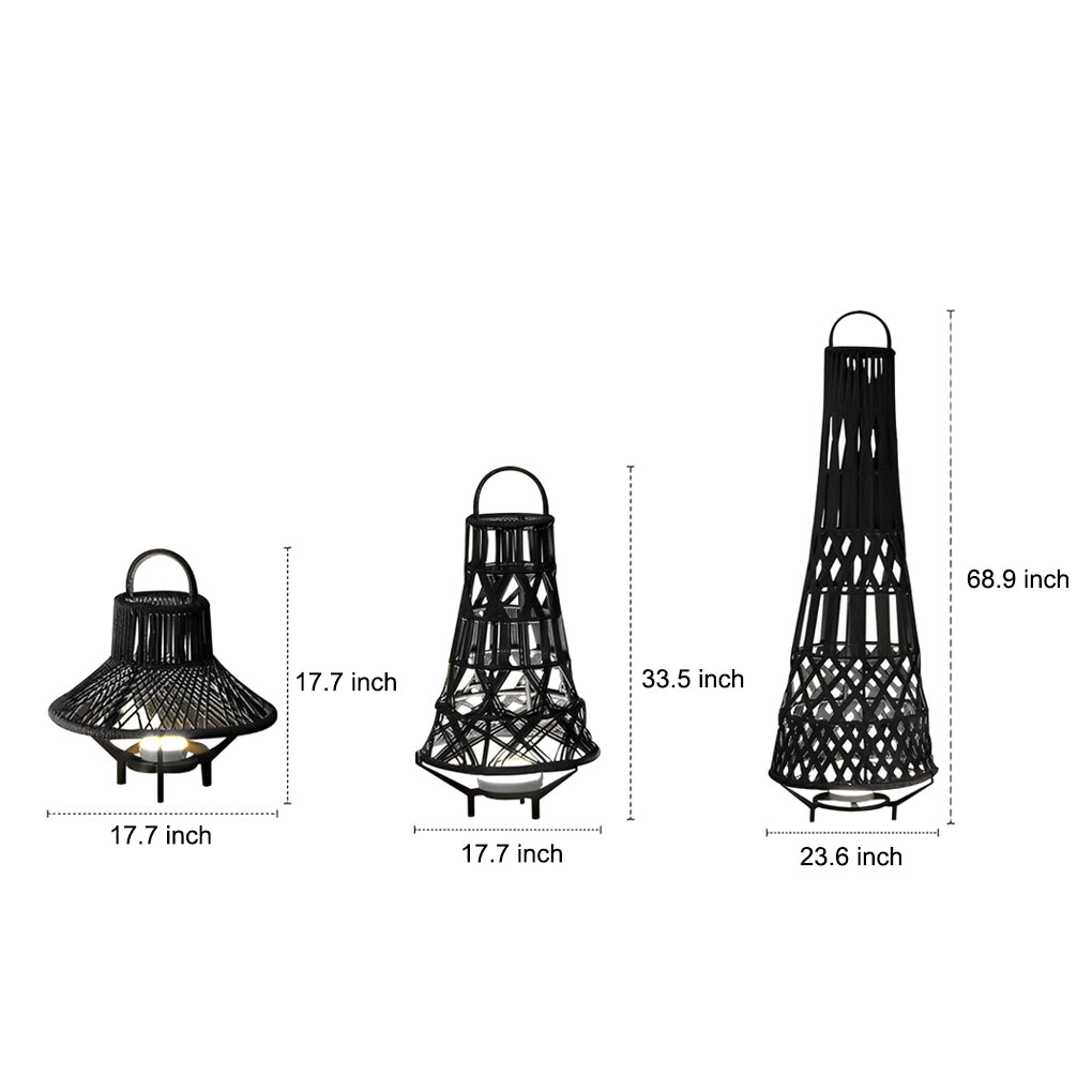 Metal Outdoor Tribal Floor Lamp-Lighom
