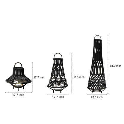 Metal Outdoor Tribal Floor Lamp-Lighom