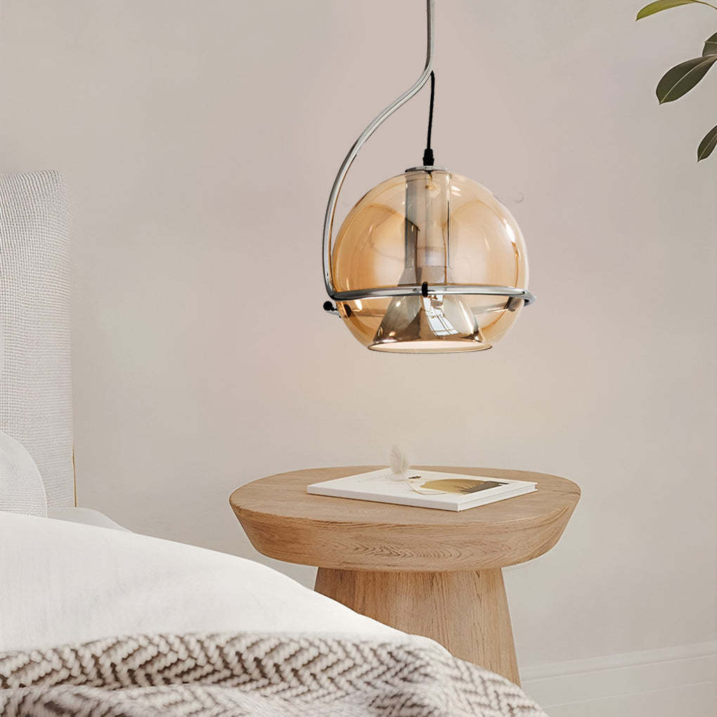 Glass Ball Modern Island Pendant