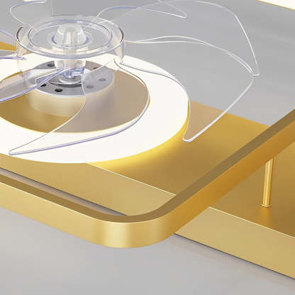 Rectangular LED Two-Fan Nordic Bladeless Fan